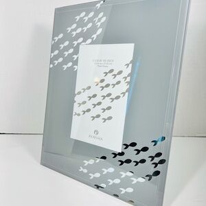 Zodax Modern Glass 8 X 10 Photo Frame Beautiful Hard To Find!